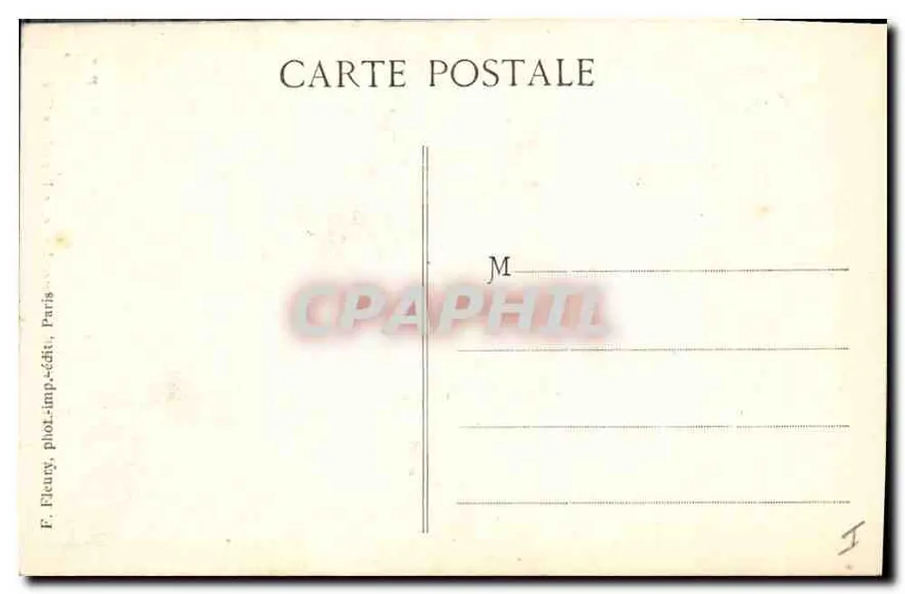 Notre-Dame, o Ponte da Cidade — Paris (IVe arr.) — F. Fleury, fot.-imp.-édits, Paris - Verso