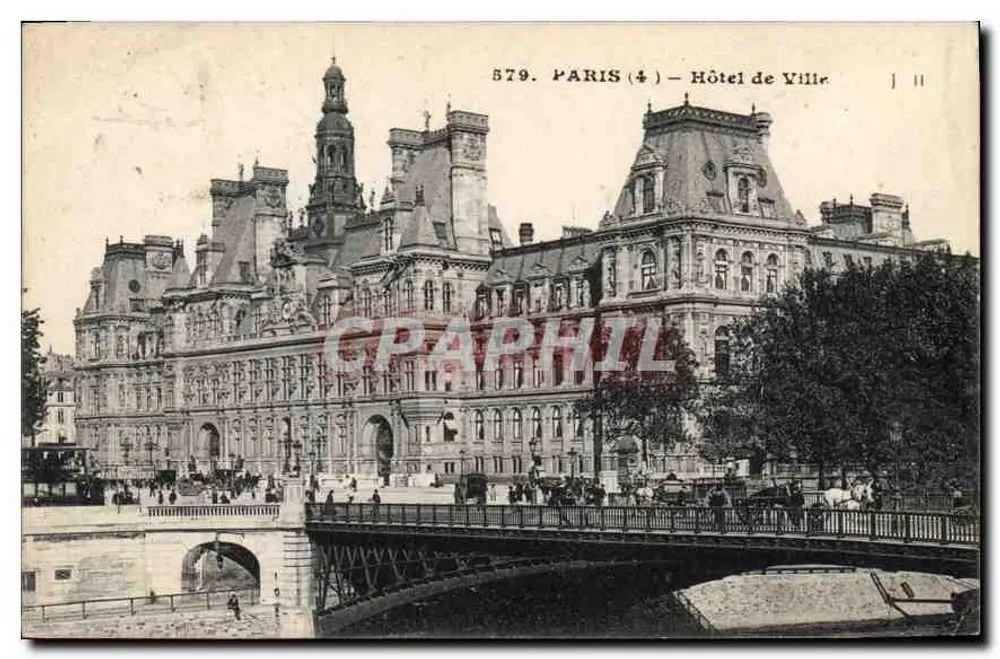 Paris (4) — Hotel de Ville — editor Chamon - Frente
