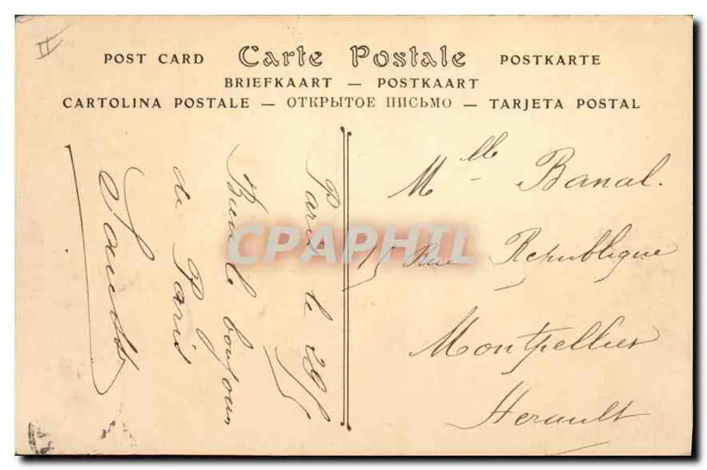 Paris — A Prefeitura — ND Fot. n°18 - Verso