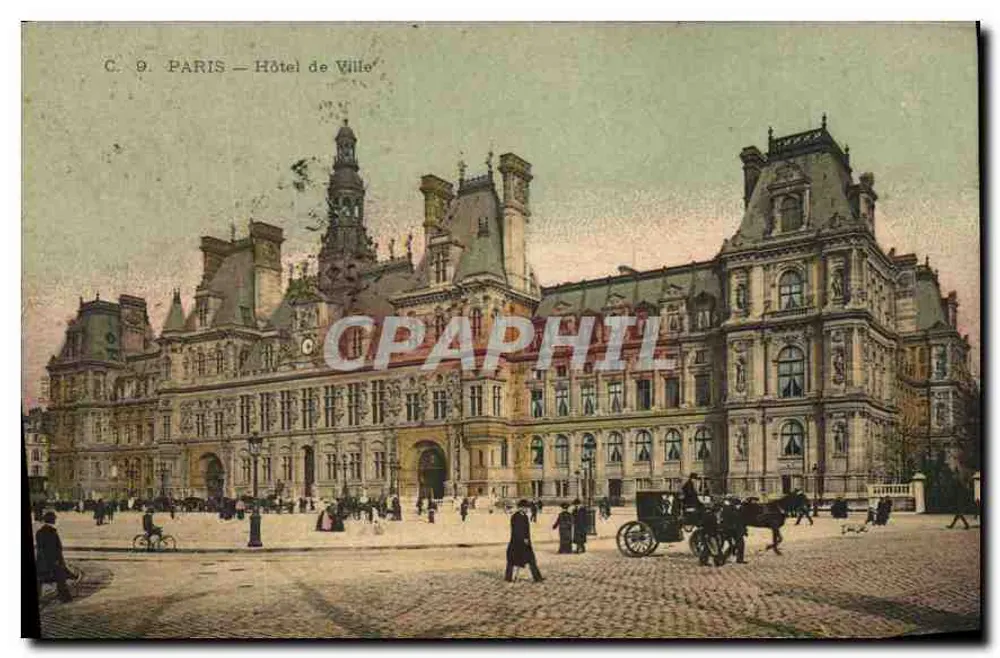 Paris — Hotel de Ville — C. 9 - Frente