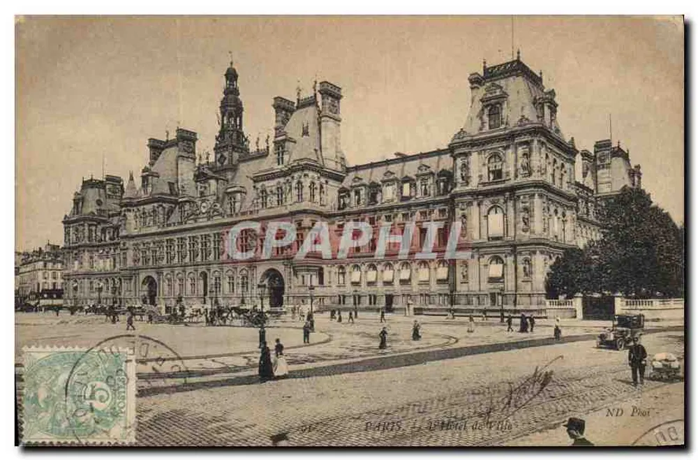 Hôtel de Ville — Paris — ND Phot - Frente