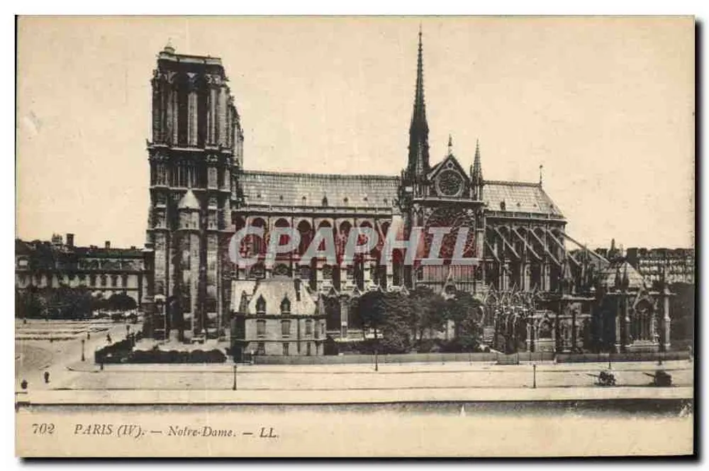 Paris (IV) — Notre-Dame — LL. — LEVY RILY & CIE, Paris, n°702 - Frente