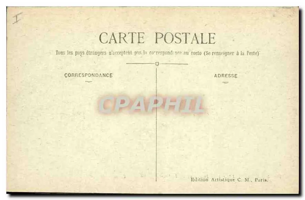 Interior da Sainte-Chapelle — Paris (1º arrondissement) — C. M. 15664 - Verso