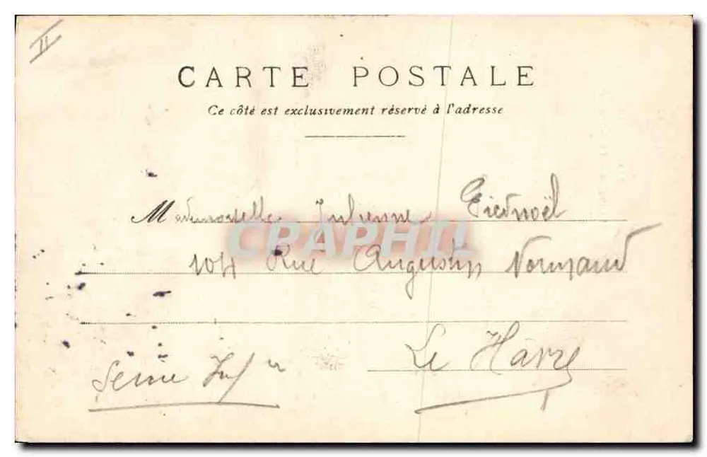 Prefeitura do 1º Arrondissement — Paris — editor não identificado, n° 284 - Verso