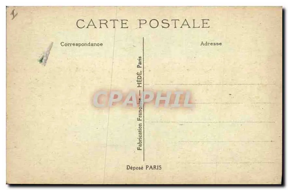 Jardin des Tuileries und Rue des Pyramides — Paris (1er) — Nr. 80 - Rückseite