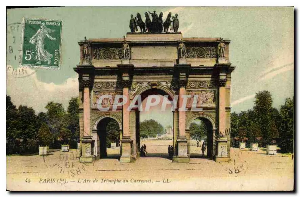 PARYŻ (1er) — Arc de Triomphe du Carrousel — LL. - Awers