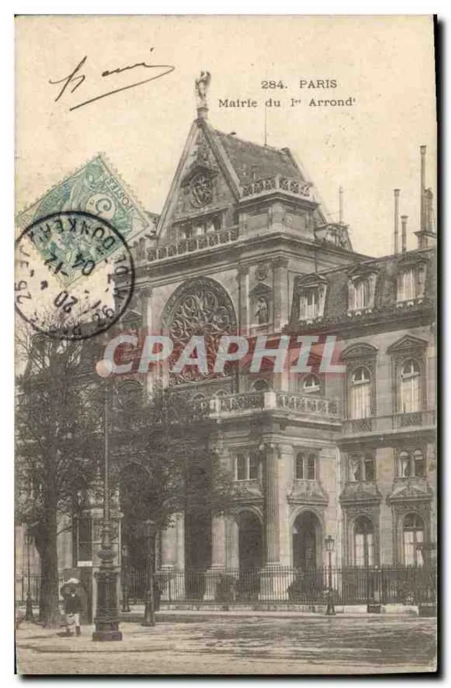 Prefeitura do 1º Arrondissement — Paris — editor anônimo, n° 284 - Frente