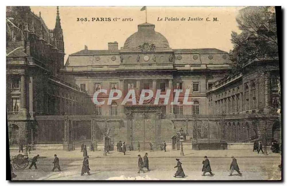 Parijs (1e arrondissement) — Het Paleis van Justitie — C. M. - Voorkant