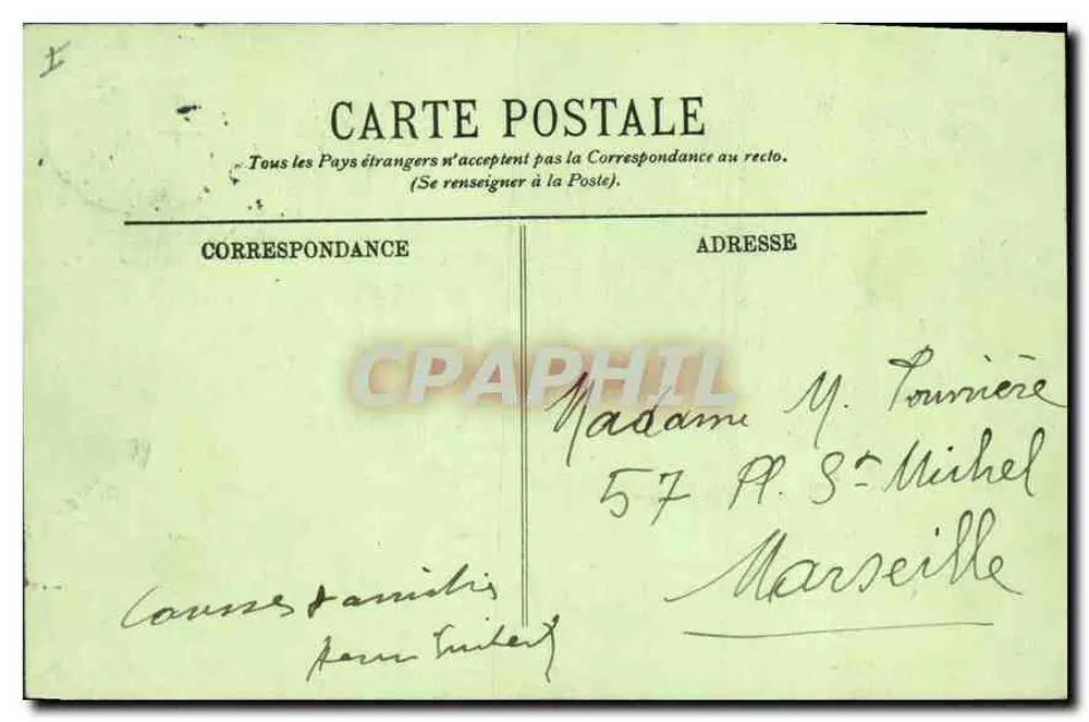 PARIS (1er) — Denkmal Gambetta und das Louvre — LL. n°47 - Rückseite