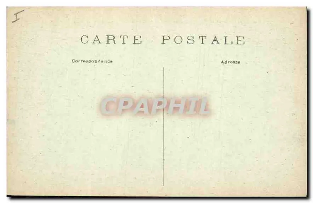 Paris (1er arrt) — Ein Stück der Tuileries und das Pavillon de Marsan — C. M. - Rückseite