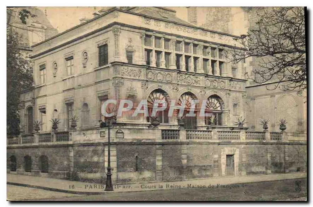 Paris 11. Arrondissement — Cours la Reine — Haus von François Ier - Vorderseite