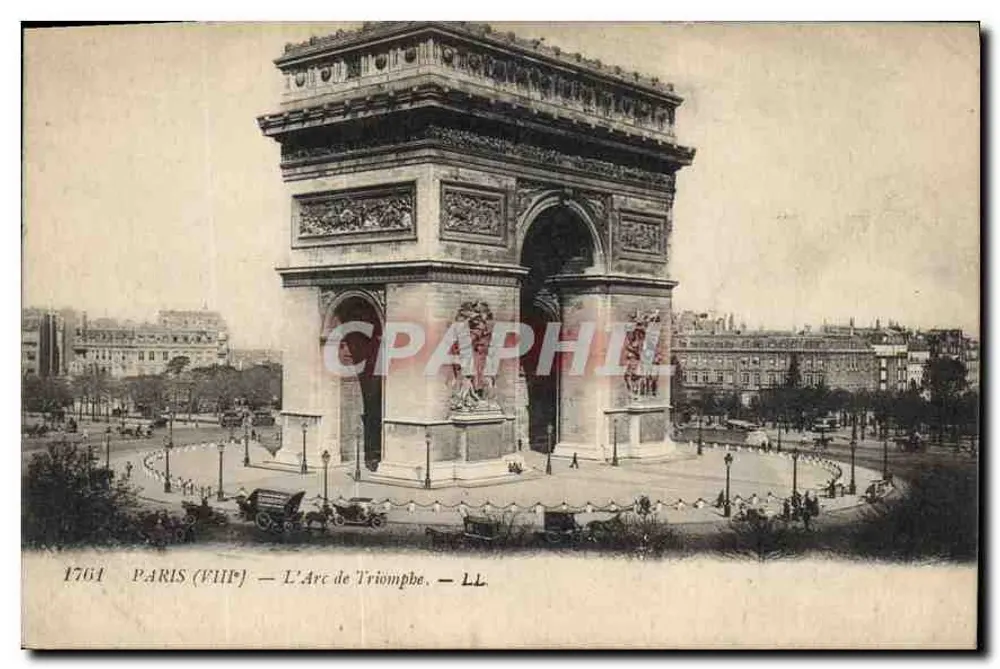 Paris (FHP) — L'Arc de Triomphe — LL - Frente