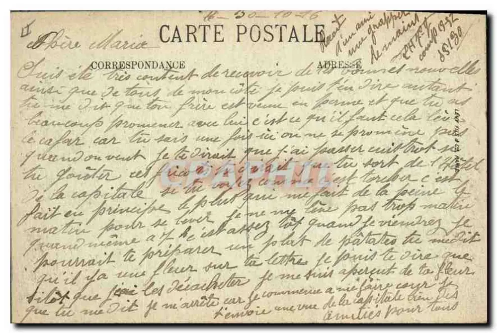 Paris (FHP) — L'Arc de Triomphe — LL - Verso