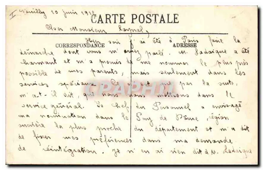 Paris (VIIIe) — A Praça da Concorde — LL. - Verso