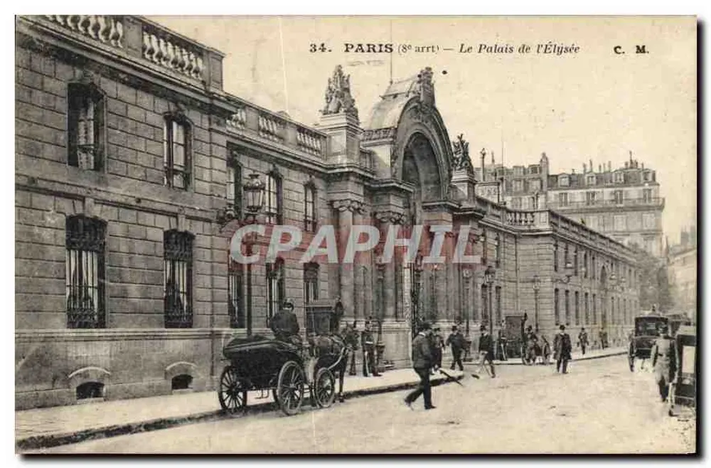 Paryż (8e arrt) — Pałac Elysejski — C. M. - Awers