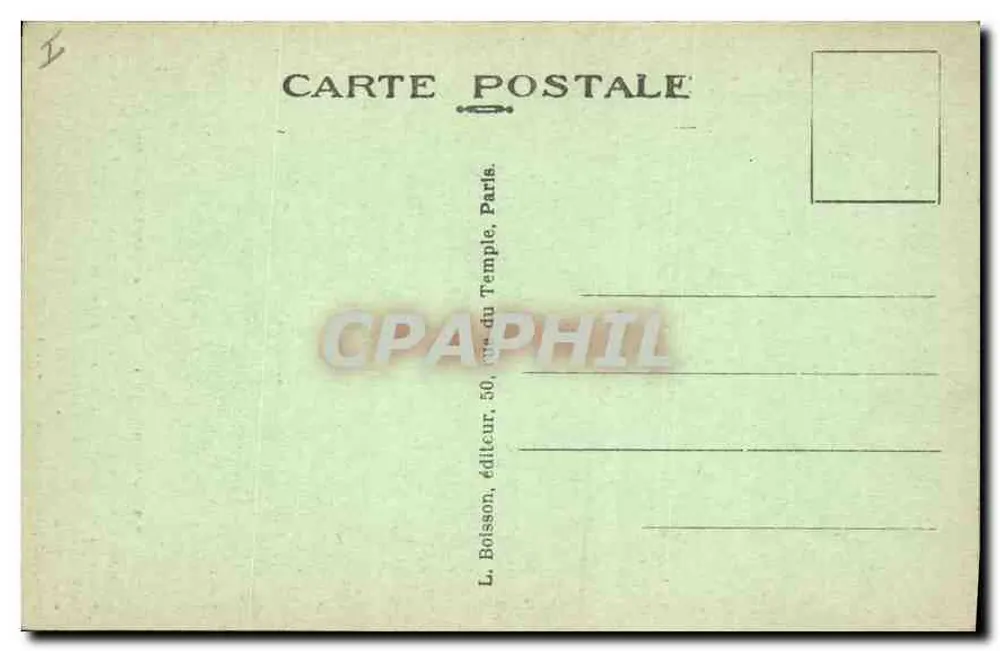 Igreja de São Pedro dos Boeufs — Paris (8e) — L. Boisson, editor - Verso