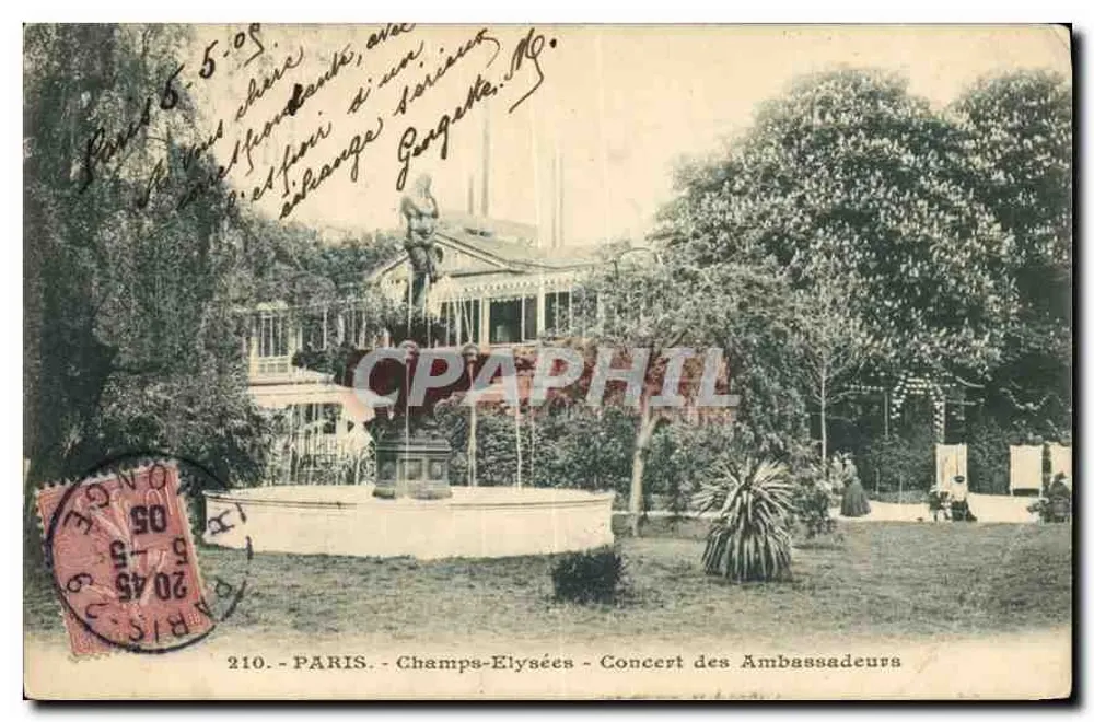 Champs-Élysées - Konzert der Ambassadeure — Paris, 210 - Vorderseite
