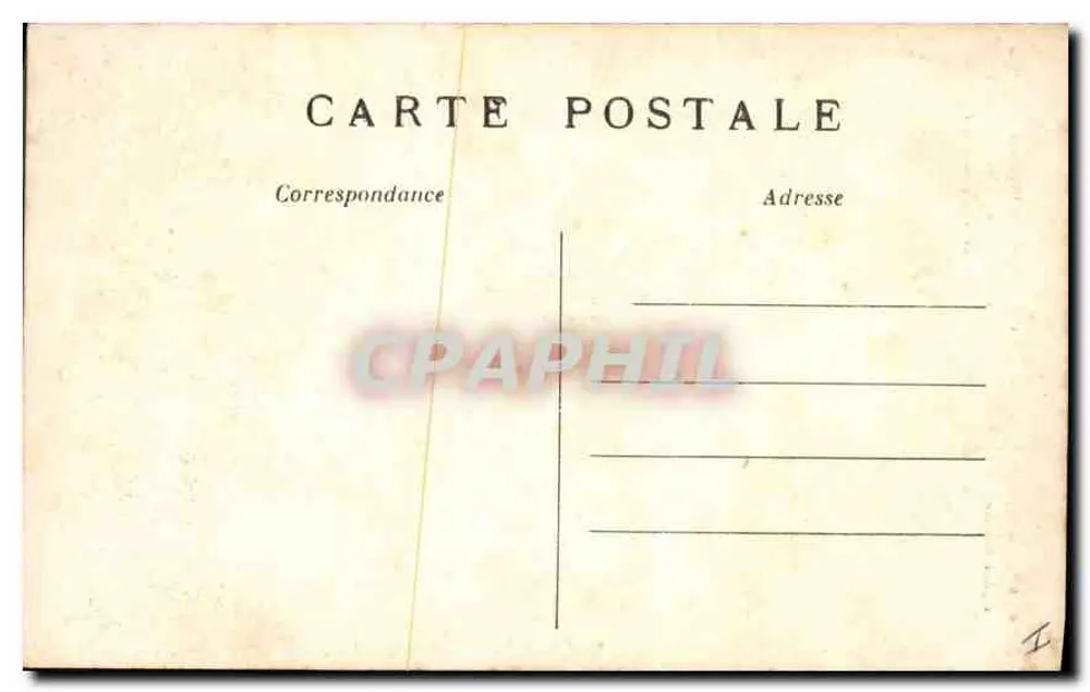 Igreja de Santa Clotilde — Paris 7º arrondissement — C.M. n°614 - Verso
