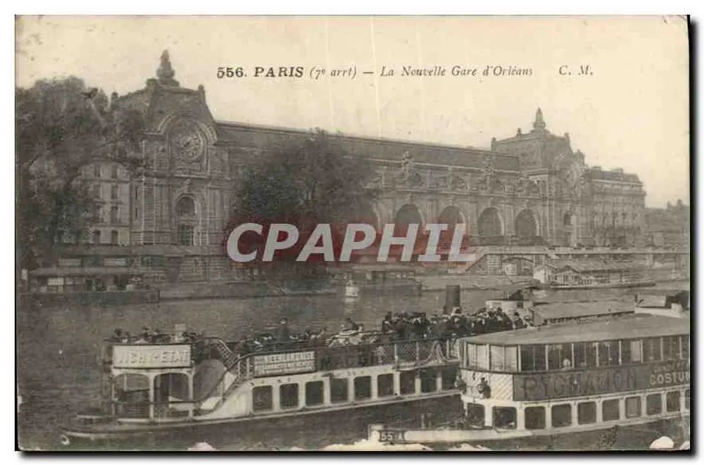 Paris (7. Arrondissement) — Die Neue Gare d'Orléans — C. M. - Vorderseite