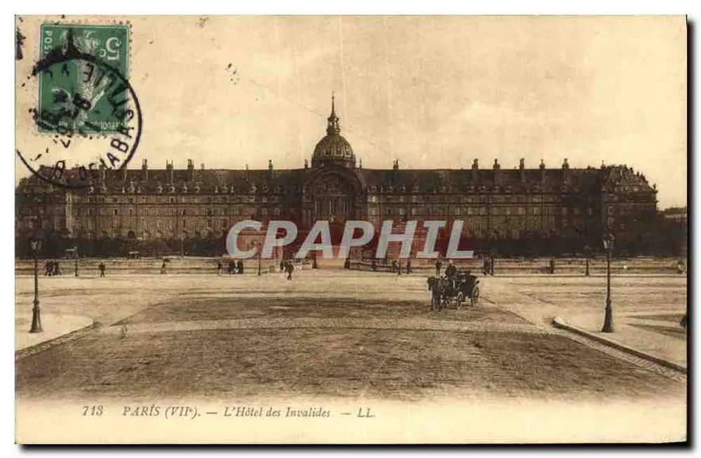 París (VII) — El Hotel de los Inválidos — LL. n° 713 - Anverso