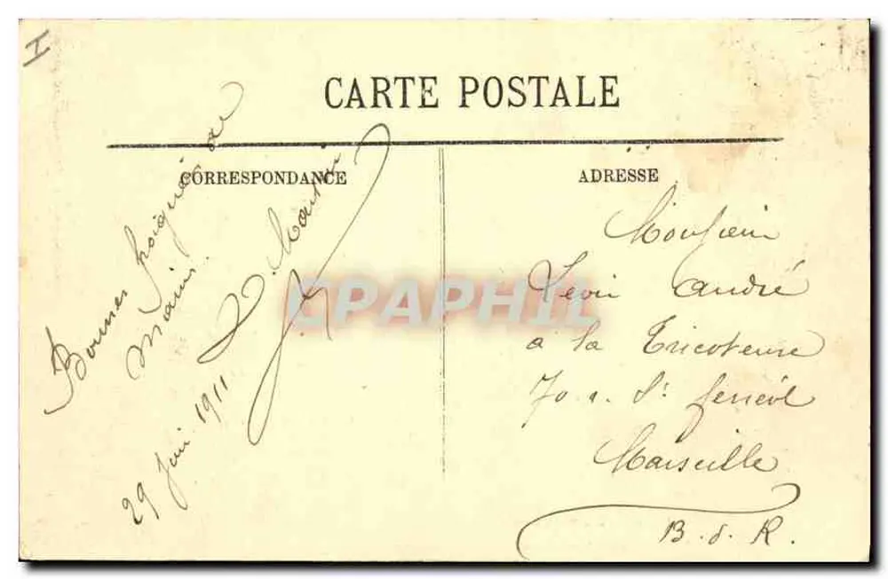 París (VII) — El Hotel de los Inválidos — LL. n° 713 - Reverso