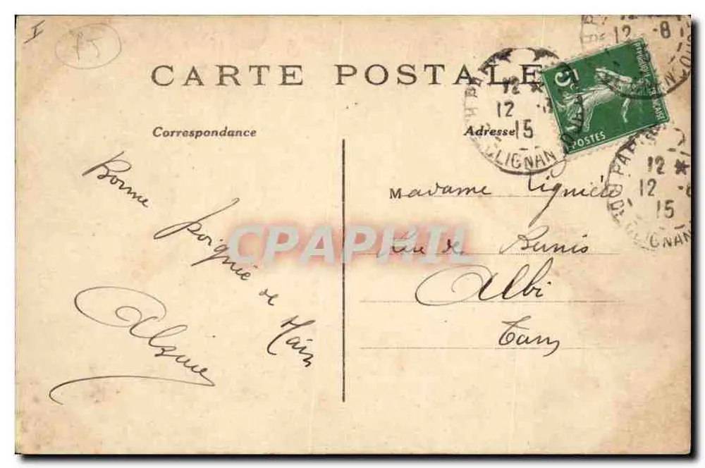 Parigi — La Camera dei Deputati — C. M. n° 288 - Verso