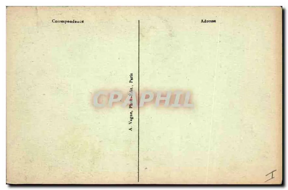 Paris (7e) — Torre Eiffel — A. Vague, Paris - Verso