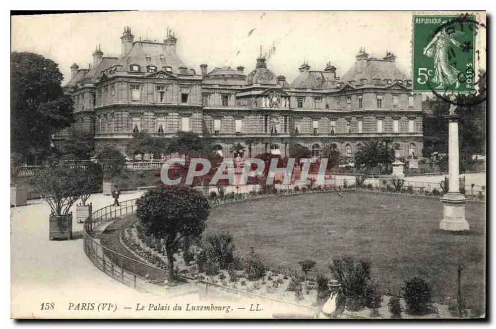 Paris (VIe) — O Palácio do Luxembourg — LL. — 1558 - Frente