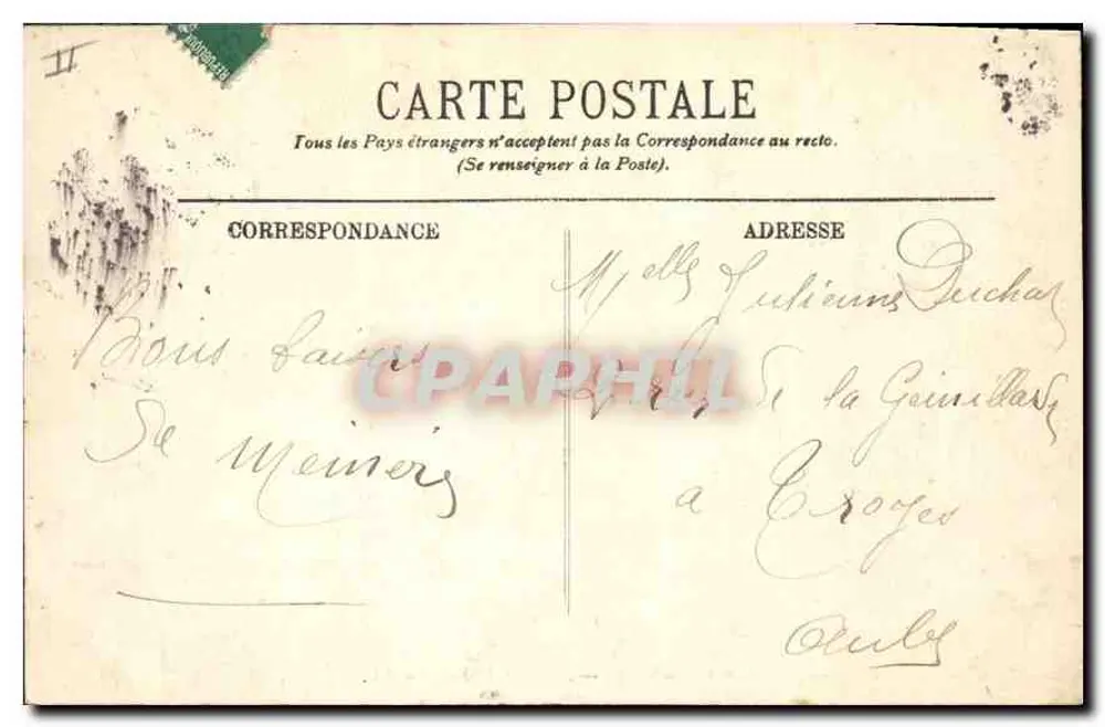 Paris (VIe) - Luxembourg-Garten - Fontäne Médicis - LL. - Rückseite
