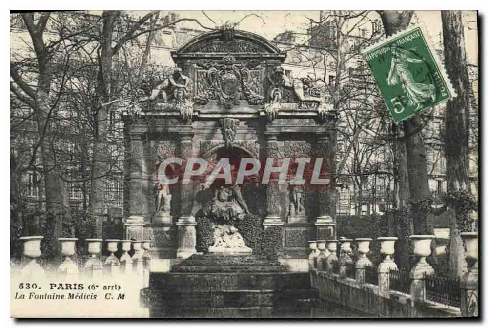 파리 (6구) — 라 폰타인 메디시 — C. M. n° 630 - 앞면