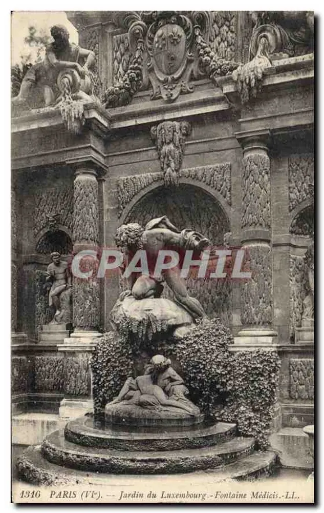 Jardin du Luxembourg — Fontaine Médicis — LL. Nr. 1316 - Vorderseite