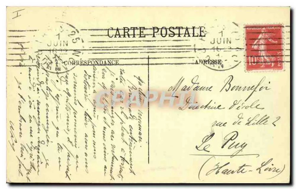Jardin du Luxembourg — Fontaine Médicis — LL. Nr. 1316 - Rückseite