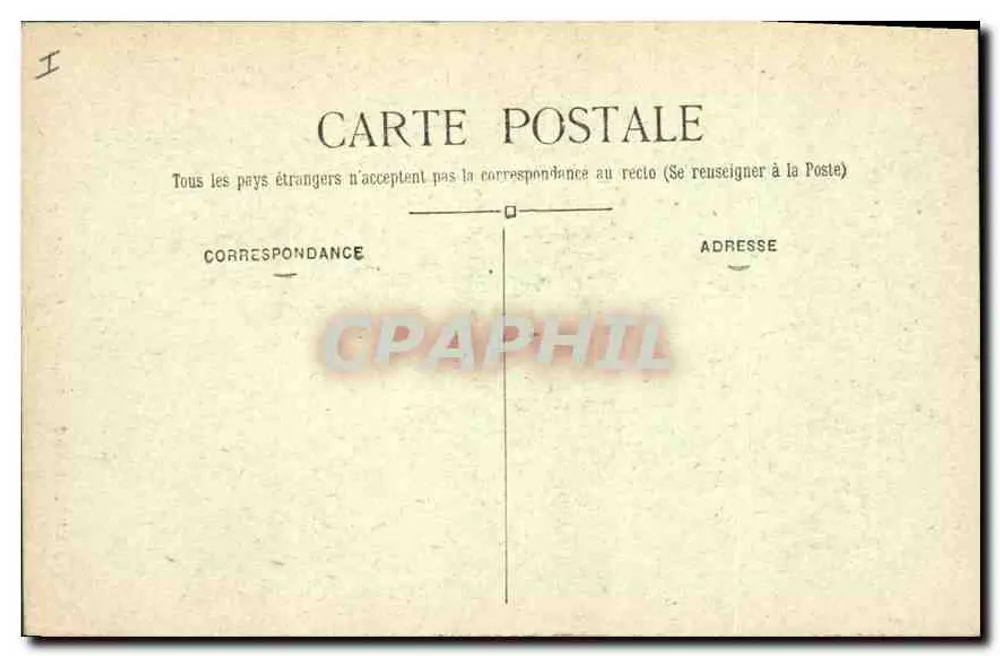 Paris (6e arrt) — O Palácio do Senado — C. M. - Verso