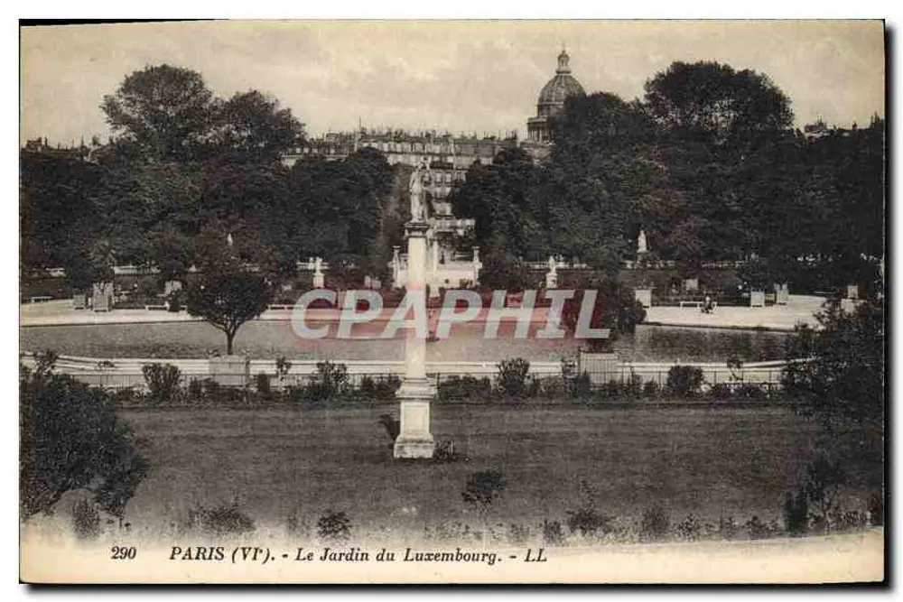 Paris (VI) - Der Luxembourg-Garten — LL, n° 290 - Vorderseite