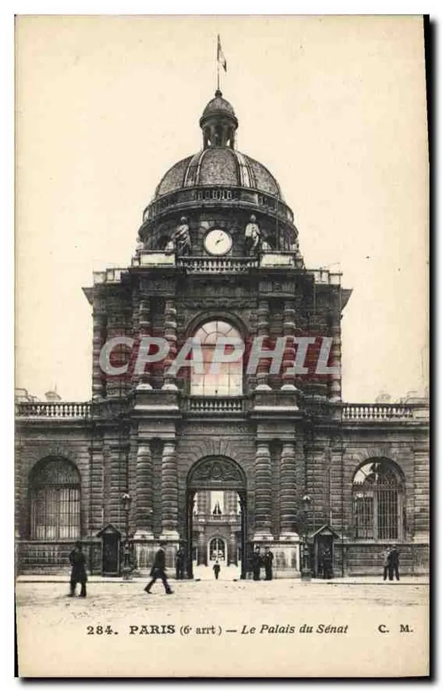 Paris (6e arrt) — O Palácio do Senado — C. M. - Frente