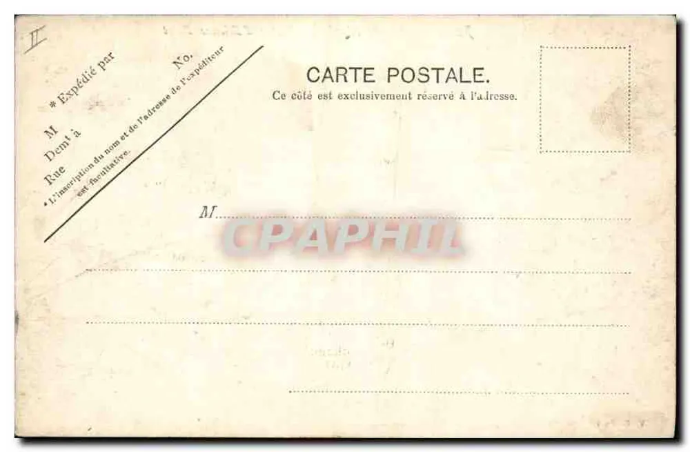 Paris - Praça Maubert. Estátua de Étienne Dolet — V. P. Paris, Número 54 - Verso