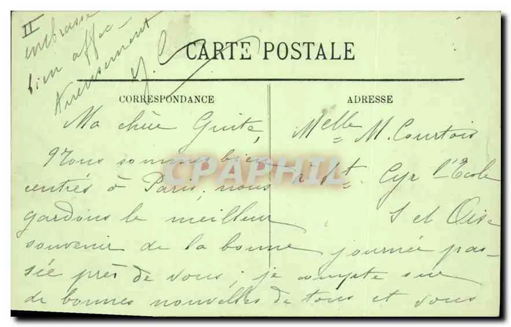 Paris — La Rue Soufflot und der Panthéon — LL. — n° 165 - Rückseite