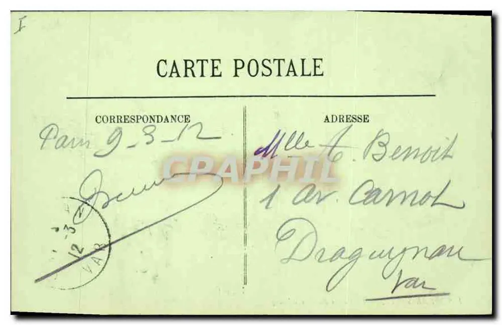 Paris (VIe) — Das Palais du Luxembourg — LL - Rückseite