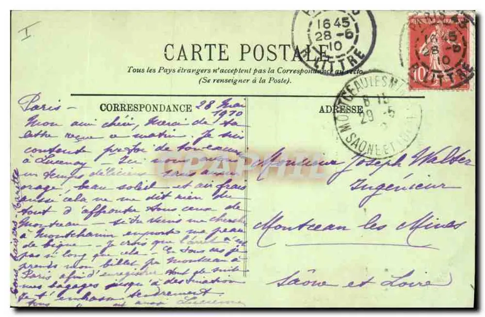 Paris (V°) — O Museu de Cluny — LL. - Verso