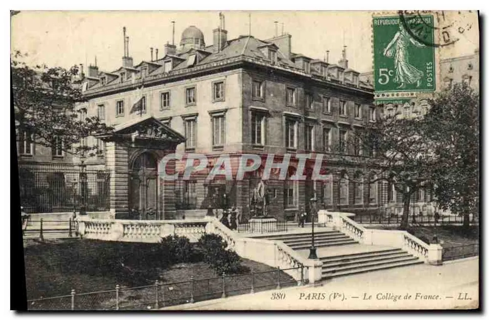 Paris (Vᵉ) — Le Collège de France — LL. - Recto