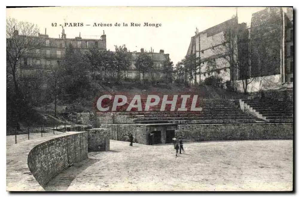 Paris — Arênes da Rue Monge — Editor não identificado, n° de série 42 - Frente