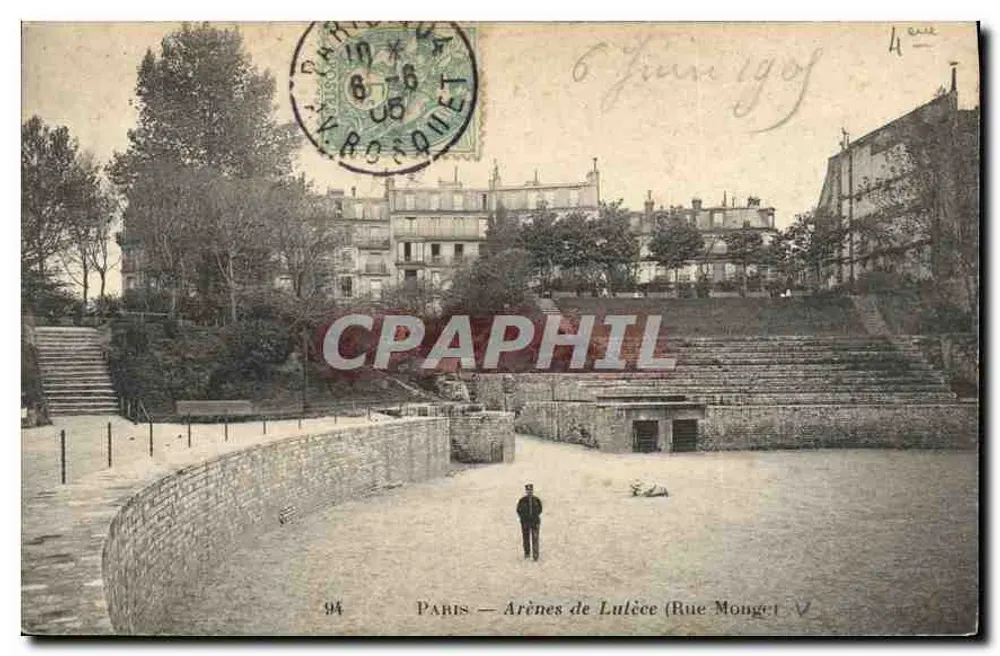 Paris — Arênes de Lulèce (Rue Monge) — A. Rosquet - Frente