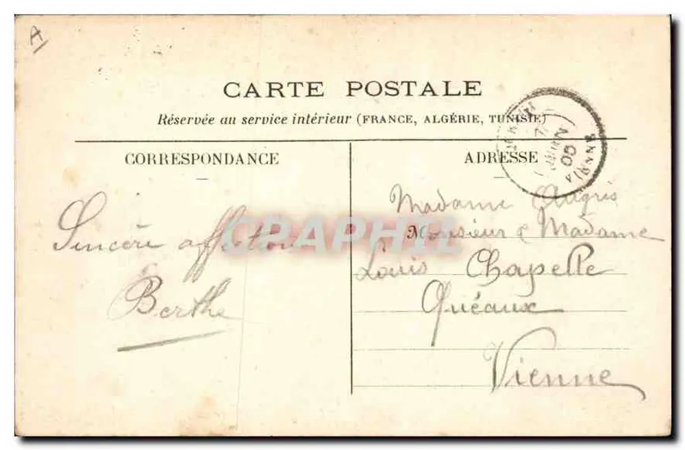 Paris — Arênes de Lulèce (Rue Monge) — A. Rosquet - Verso