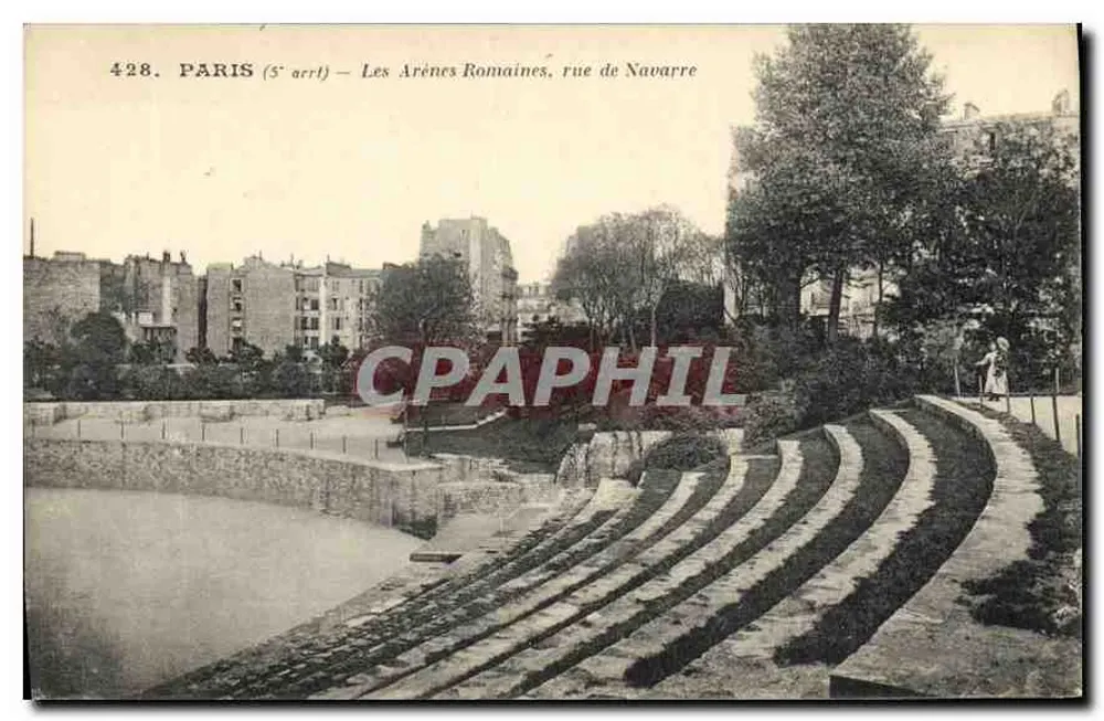 Paris (5. Arrondissement) — Die römischen Arenen, rue de Navarre — 428 - Vorderseite