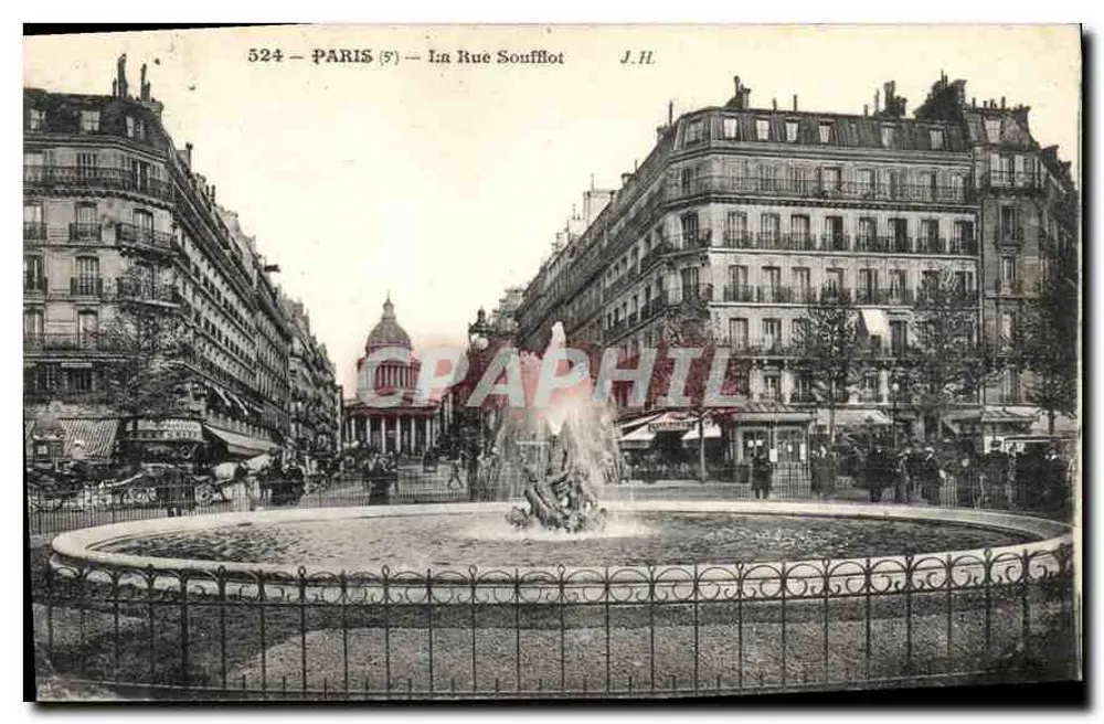 Paris (5e) — A Rue Soufflot — J.H. n°524 - Frente