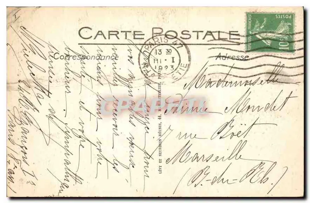 Paris (5. Bezirk) - Saint-Etienne-du-Mont - Der Portal - L.L. 1769 - Rückseite