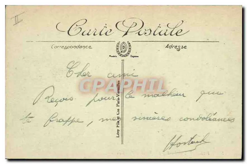 Paris (V°) — Rue Soufflot und der Panthéon — LL. — N° 165 - Rückseite