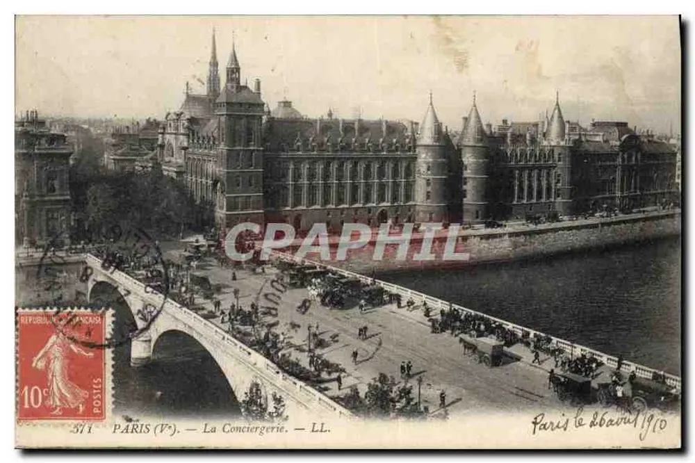 Paris (V°) — A Conciergerie — LL. — LL. — LL. - Frente