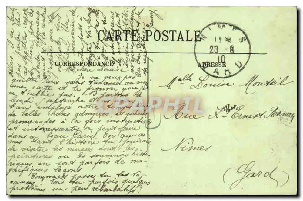 Paris (V°) — A Conciergerie — LL. — LL. — LL. - Verso