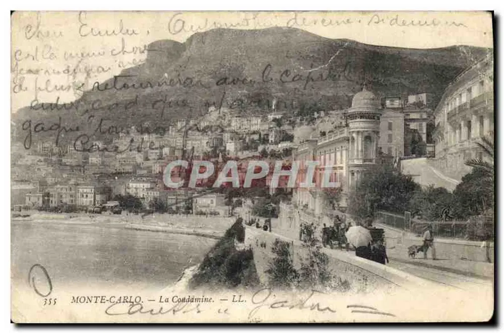 Monte-Carlo — La Condamine — éditeur LL. n° 355 - Frente